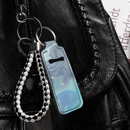 Lip Balm Holder Keychain Lipstick Protective