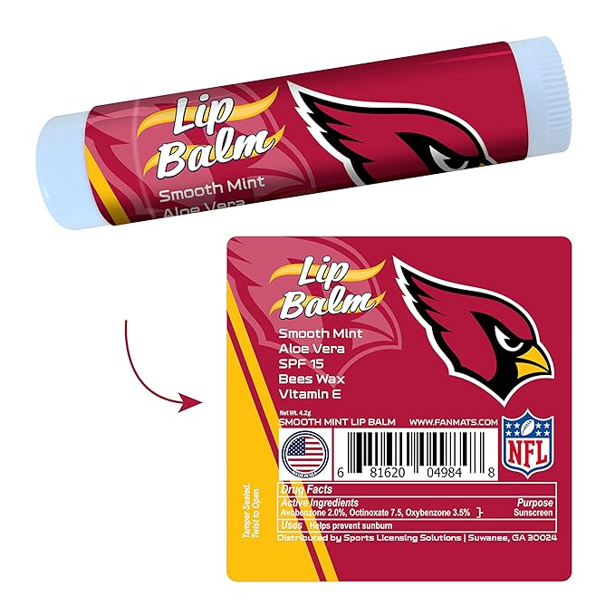 FANMATS 34603 Arizona Cardinals Smooth Mint Balm