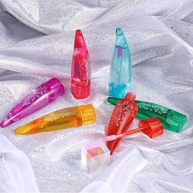 6PCS Aloe Vera Lip Gloss, Long Balm