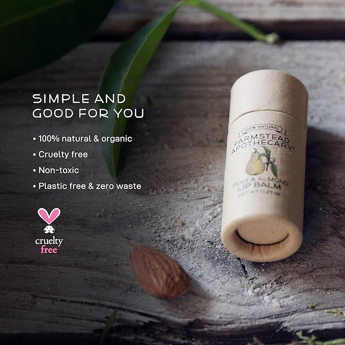 Farmstead Apothecary 100% Natural Lip Balm 0.2oz