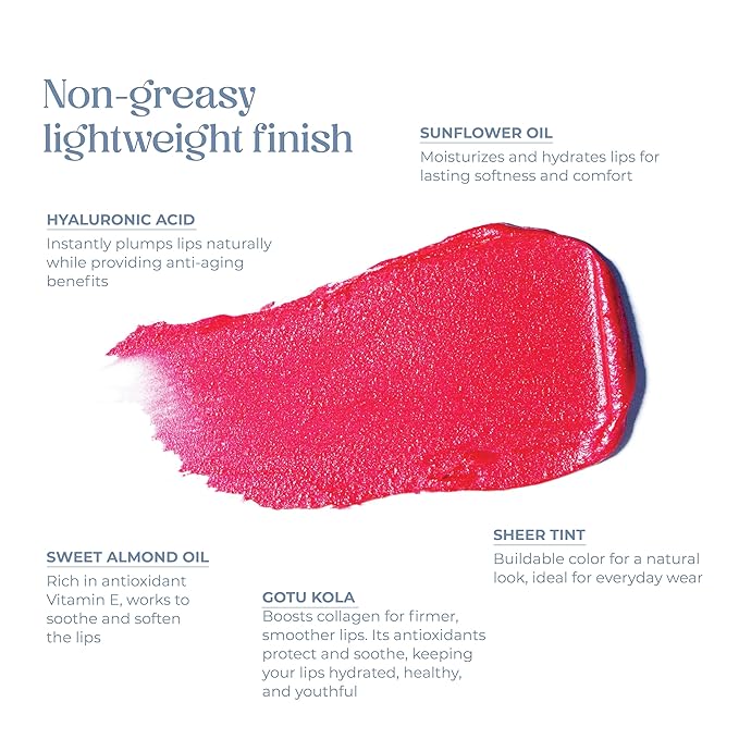 Tinted Lip Balm. Moisturizing Sheer, Buildable