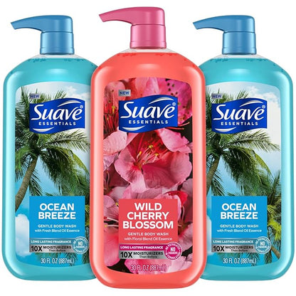 Suave Body Wash Variety Bundle –