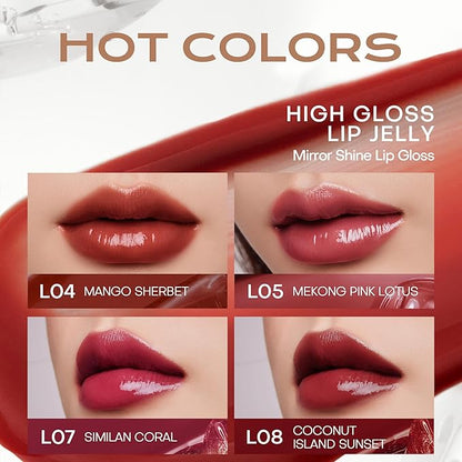 Mistine Lip Gloss Thai latte Long Lasting Lip 1oz