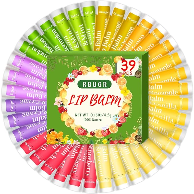 39 Pack of Lip Balm, 12