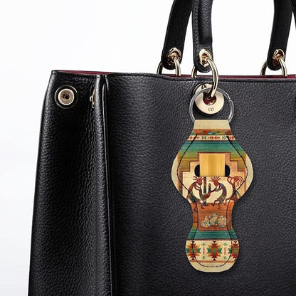 Chapstick Holder Keychain for Lipstick Lip Girls