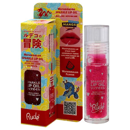 RUDE Manga Sparkle Lip Oil
