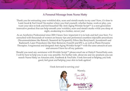 Nurse Hatty® Anti-aging Wrinkle Script Forehead