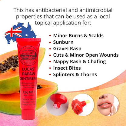 Lucas Pawpaw Lip Ointment, Lucas Pawpaw Balm