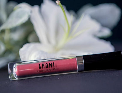 Aromi Terra Cotta Matte Liquid Lipstick | Burnt Orange Lip Color, Earthy, Nutmeg, Vegan, Cruelty-Free, Long Lasting, Waterproof, Handmade (Terra Cotta)