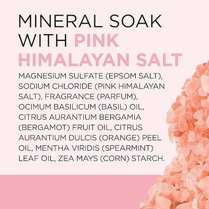 Dr Teal's Epsom Salt Magnesium Soak, Restore & Replenish with Pink Himalayan Salt, 3 lbs