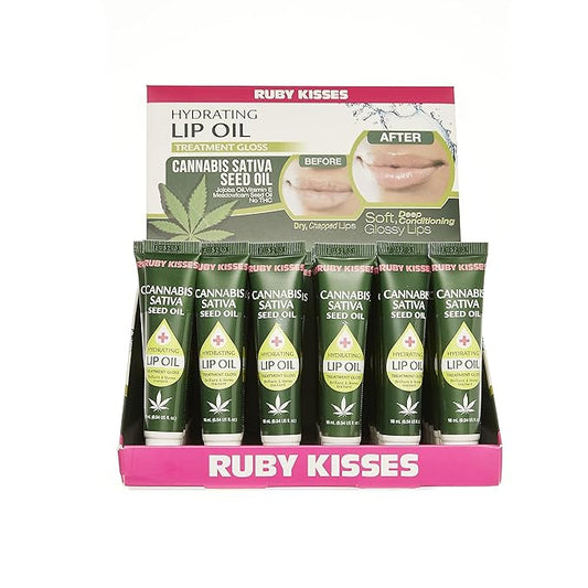 Ruby Kisses Hydrating Lip Oil Cannabis RLO04D1