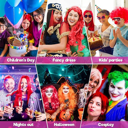 ONE-TIME USE Red Temporary Hair