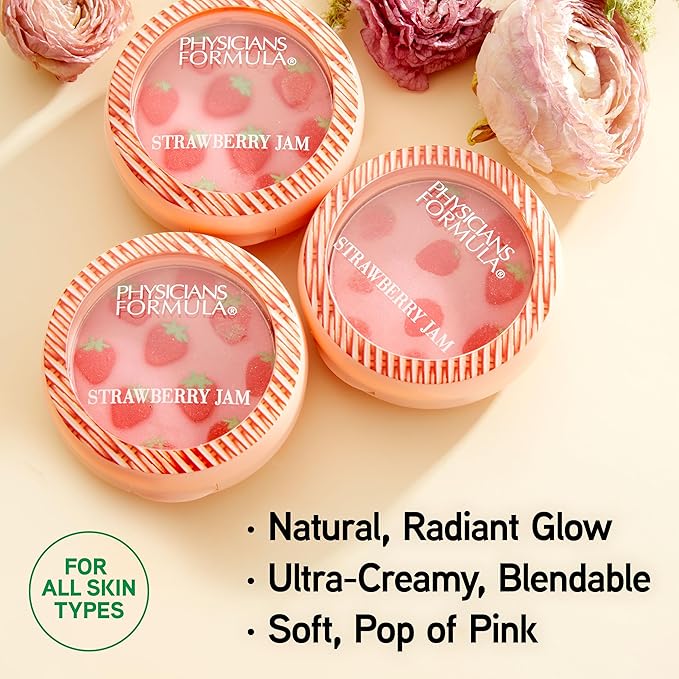 Physicians Formula Murumuru Strawberry Jam Blush Strawberry, Shimmery