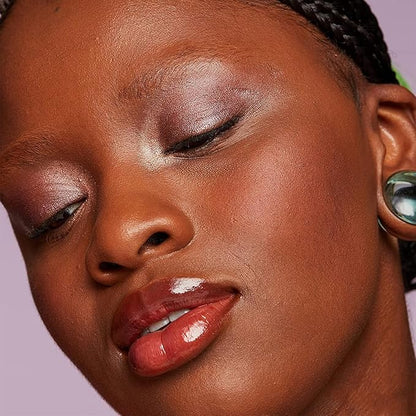 Plumping Lip Oil, Long Lasting Hydrating Lip Gloss Tinted Lip Balm Non-sticky Revitalizing, Transparent Lip Care Oil for Dry Lip (Clear)