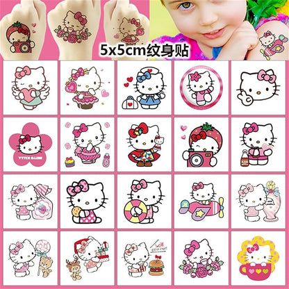 40pcs Hello Kitty Temporary Tattoos for Kids,Kitty Cat Gifts (Hkit)