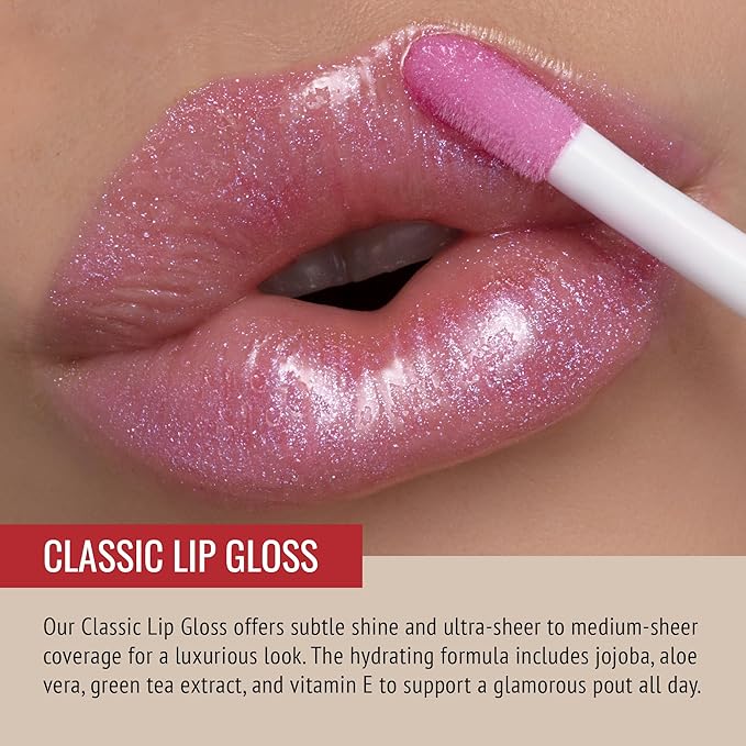 Runway Rogue Classic Lip Gloss, Sheer Pale-Purple Hydrating Rogue