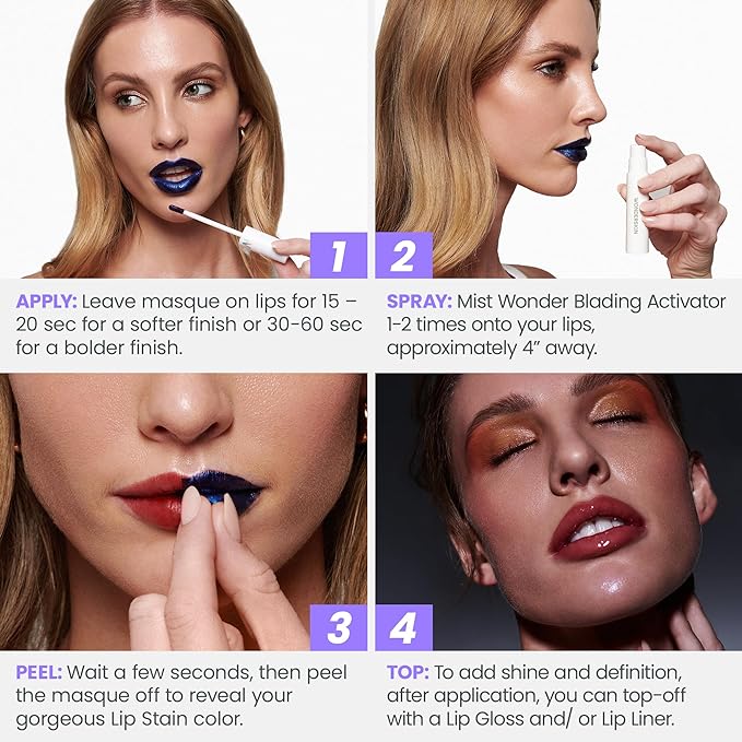 Wonderskin Wonder Blading Lip Stain Peel (Charming)