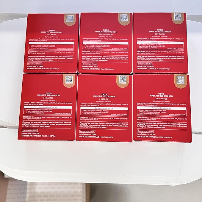 TIRTIR Mask Fit Red Cushion Foundation *Trial Kit* Coverage, Semi-Matte