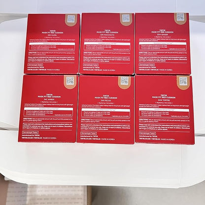 TIRTIR Mask Fit Red Cushion Foundation *Trial Kit* Coverage, Semi-Matte