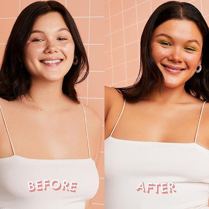 Isle of Paradise Glow Clear Self Tanning Mousse, Light (Sunkissed Glow) - Brightening and Color Correcting Tanning Foam, Vegan and Cruelty Free, 6.76 Fl Oz