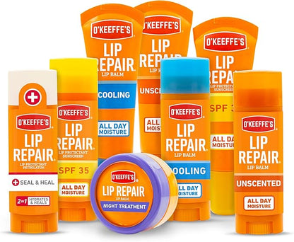 O'Keeffe's Unscented Lip Repair Lip Balm
