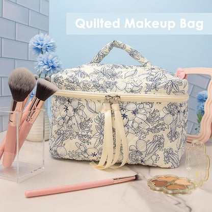 Pazimiik cotton makeup bag for