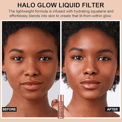 Natural Glow Liquid Filter Makeup, Longwear Face Luminizer, 1.06 fl oz