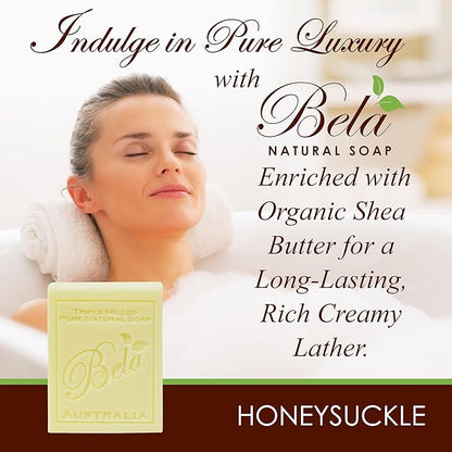 Bela, Honeysuckle, Natural Ingredient Soap Bars, 93g