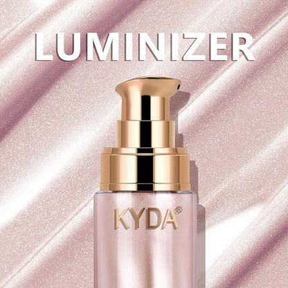 Body Shimmer Oil,Liquid Glow Illuminator Body Luminizer Glow Fl Oz#107