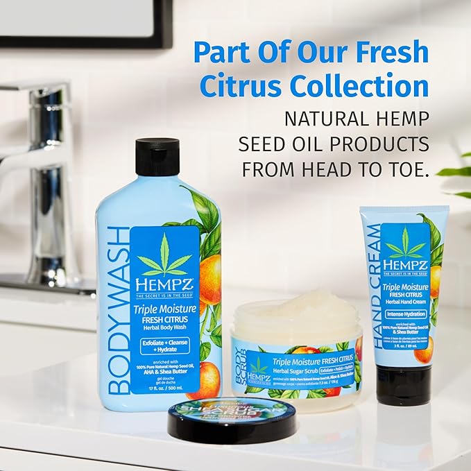 HEMPZ Triple Moisture Sugar Body Scrub