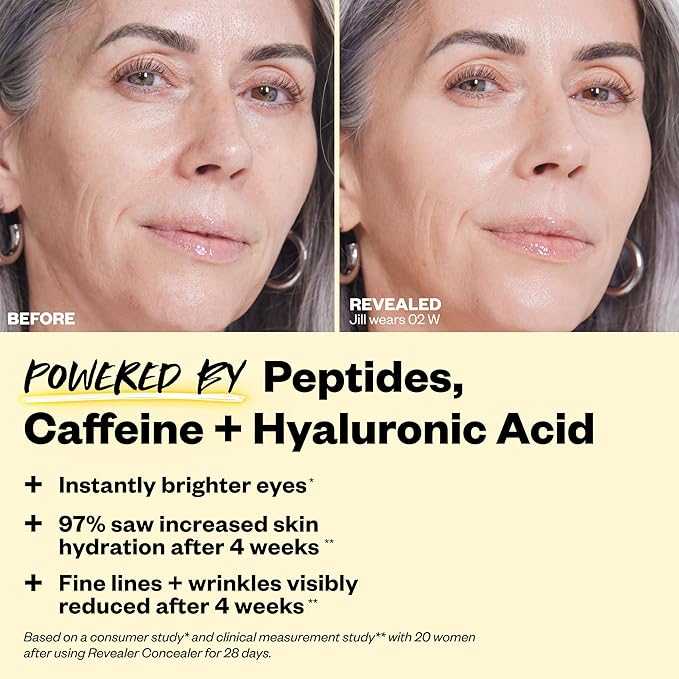 Kosas Revealer Concealer - Medium Coverage Makeup with 6.2 N)