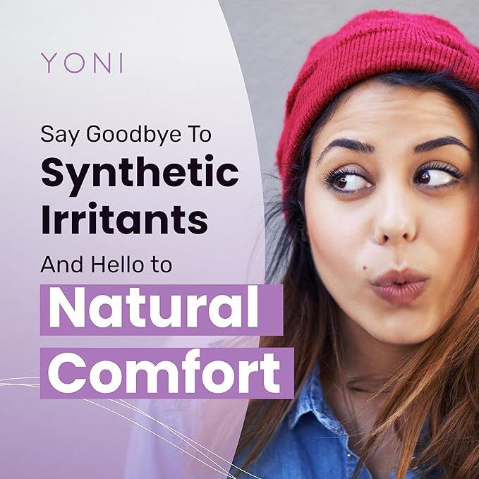 Yoni All-Natural Intimate Care Oil | Powerful Plant-Based Herbal Oil for Intimate Areas | Odor Control, Menstrual Support, Natural pH Balance | Women-Owned (Lavender)
