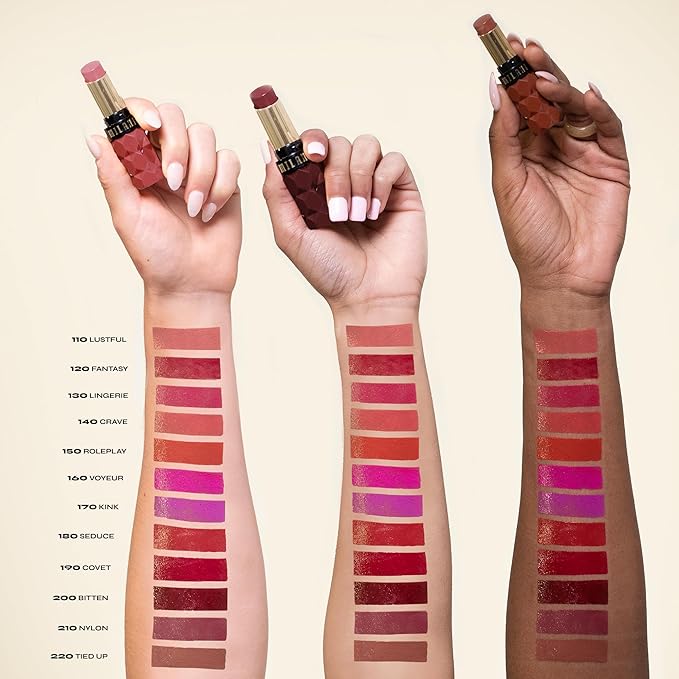 Milani Color Fetish Lipstick- Sheer to Medium Coverage Lipstick-