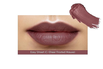 Mom's Secret Lily Natural Lipstick, Natural moisture with Vitamin E coupled with Organic Grapeseed and Organic Jojoba Oils, Vegan, Paraben Free, Made in the USA. 0.14 oz. (Easy Street)