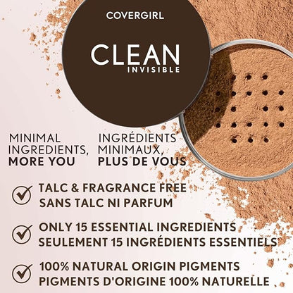 COVERGIRL Clean Invisible Loose Powder - Loose Powder, (0.63 oz) 20g