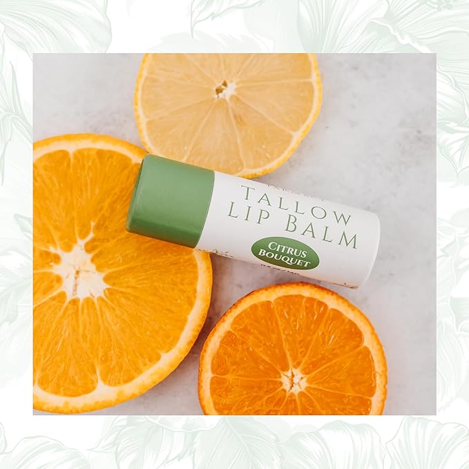 Organic Tallow Lip Balm (Citrus Bouquet)