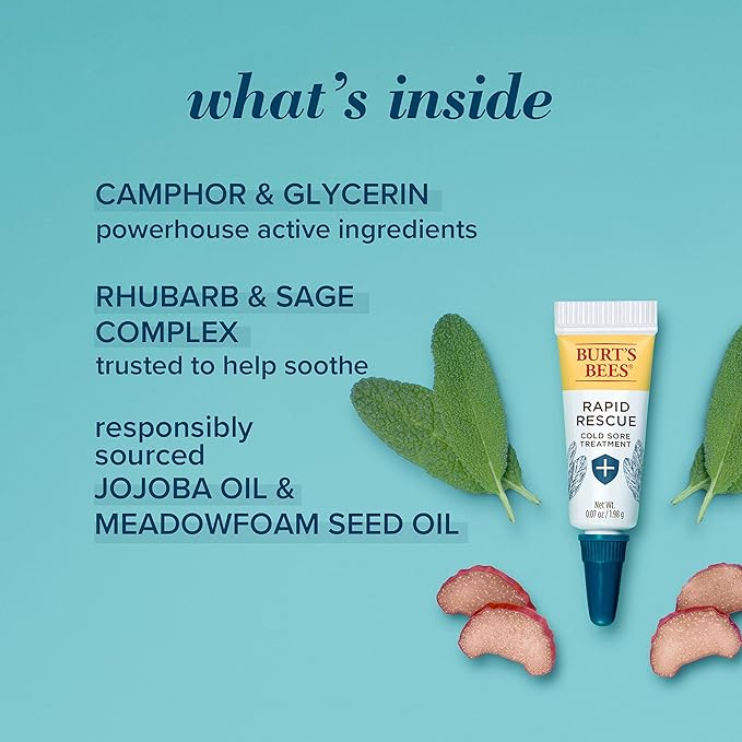 Burt's Bees Cold Sore Treatment and oz.