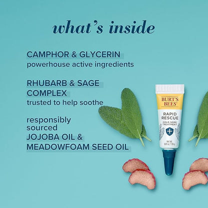 Burt's Bees Cold Sore Treatment and oz.