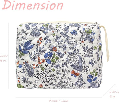 Pazimiik cotton makeup bag for