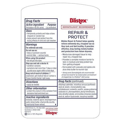 Blistex Repair & Protect Lip Balm,