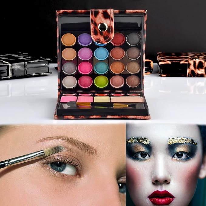 Professional Makeup Kit Eyeshadow Palette Lip Gloss Blush