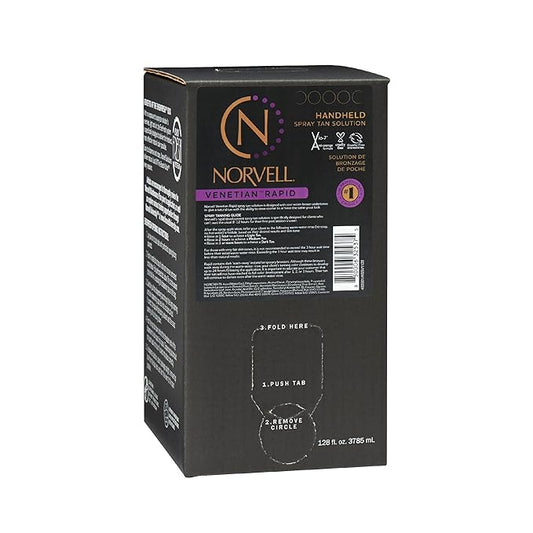 Norvell Premium Professional Sunless Tanning Spray Tan Solution - Venetian One, 1 Gallon/128 fl.oz.