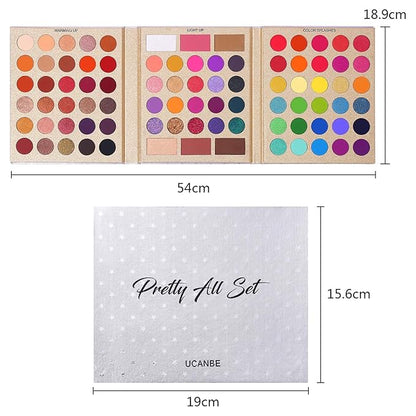 UCANBE Professional 86 Colors Eyeshadow Palette