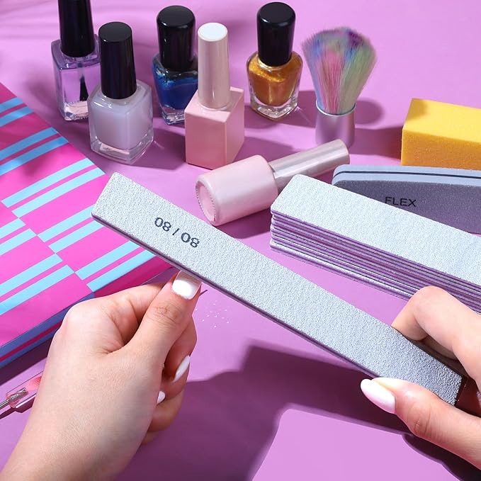 Fandamei nail file, 24pcs 80/80