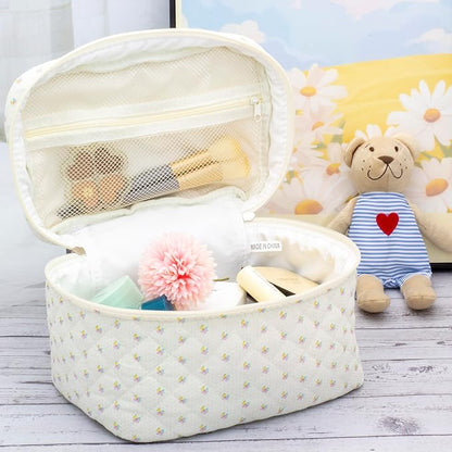 Pazimiik cotton makeup bag for