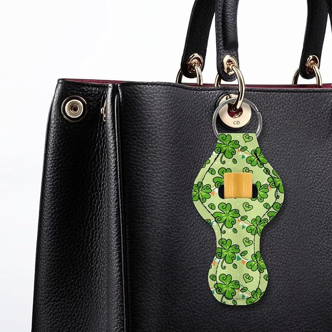 Chapstick Holder Keychain for Lipstick Lip Girls