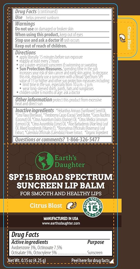 SPF Lip Balm 4-Pack by Earth's
