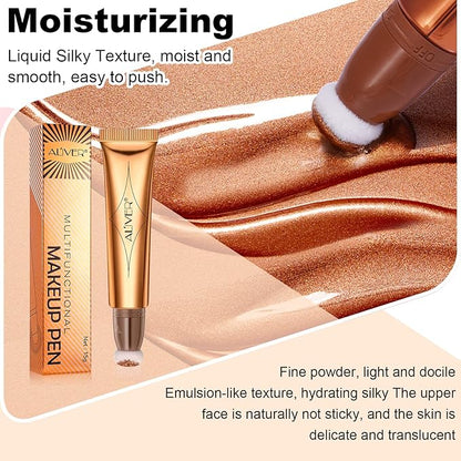 Liquid Highlighter Beauty Wand, Highlight Bronzer Stick with