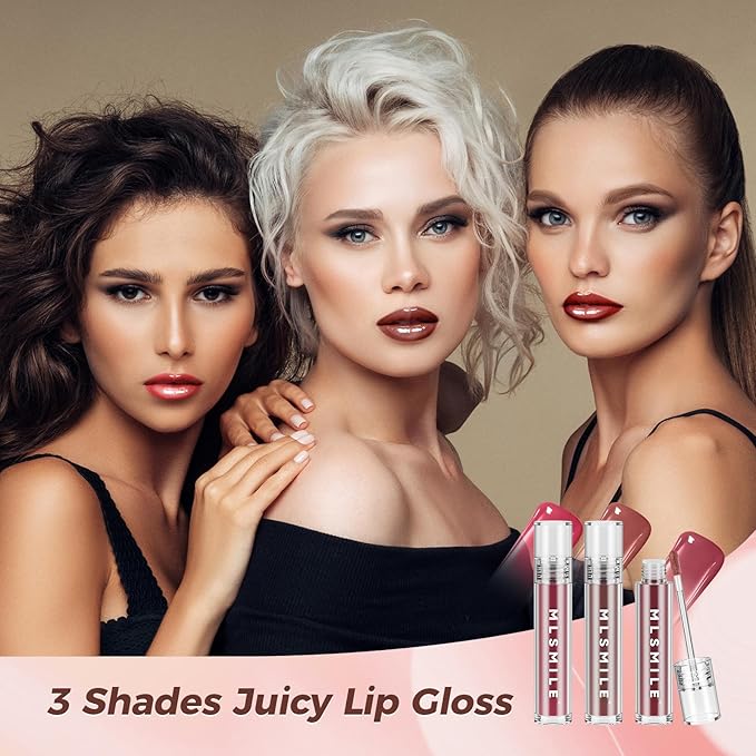 Lip Plumping Gloss, Juicy & Glossy Lip Gloss Plumping
