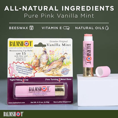 BALMSHOT Lip Balm Two Pack of Classic